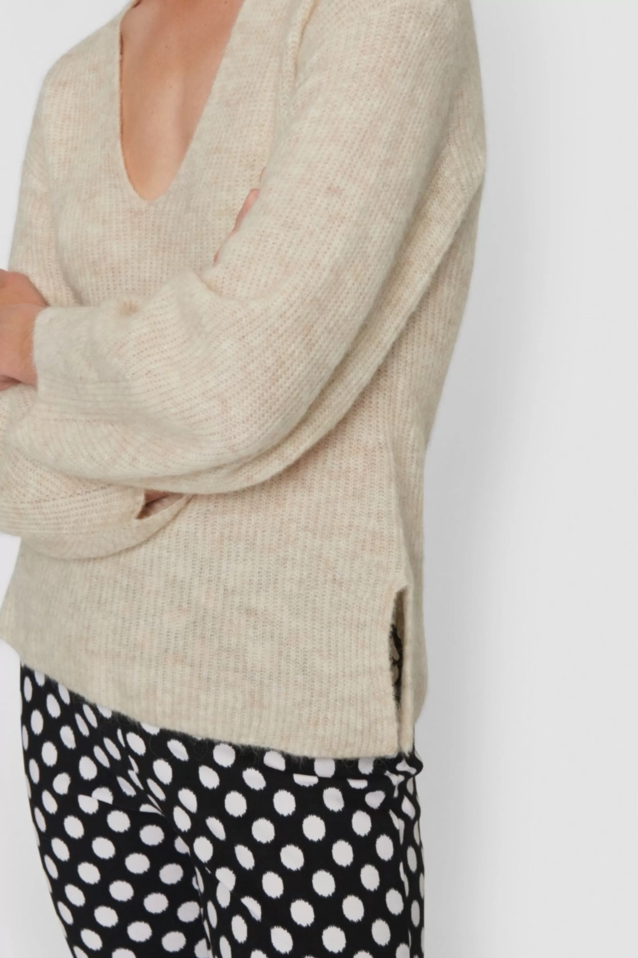 blurred_dot_bukser_2-1.webp Bukser<BITTE KAI RAND Blurred Dot Bukser Black/Lily Blurred Dot | Caramel/Black Blurred Dot