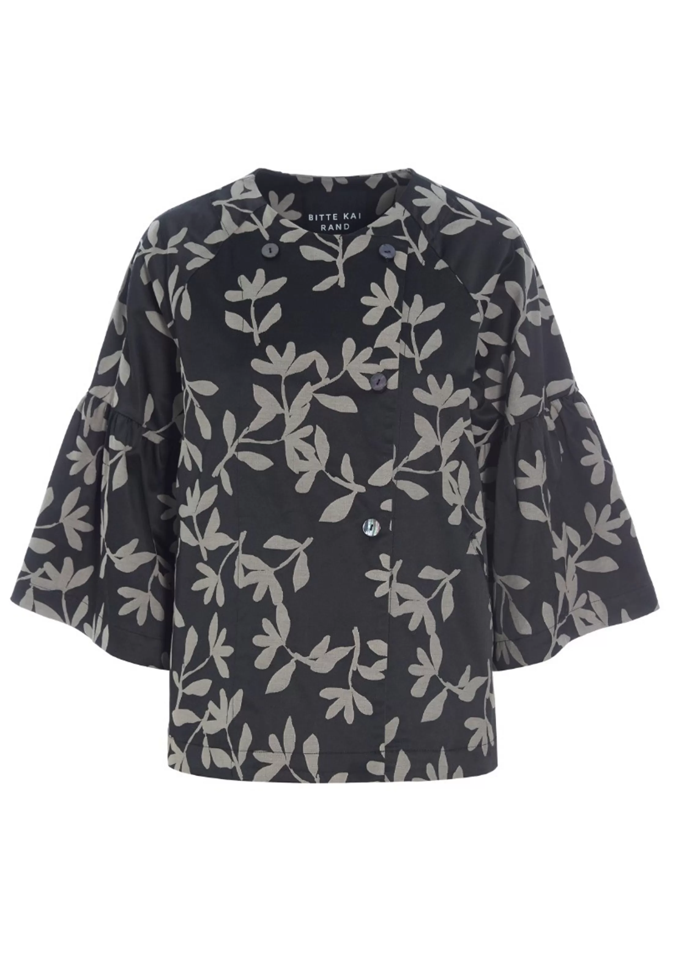 embroidered_flower_jakke_3-1.webp Jakker & Blazere<BITTE KAI RAND Embroidered Flower Jakke Black Embroidered Flower