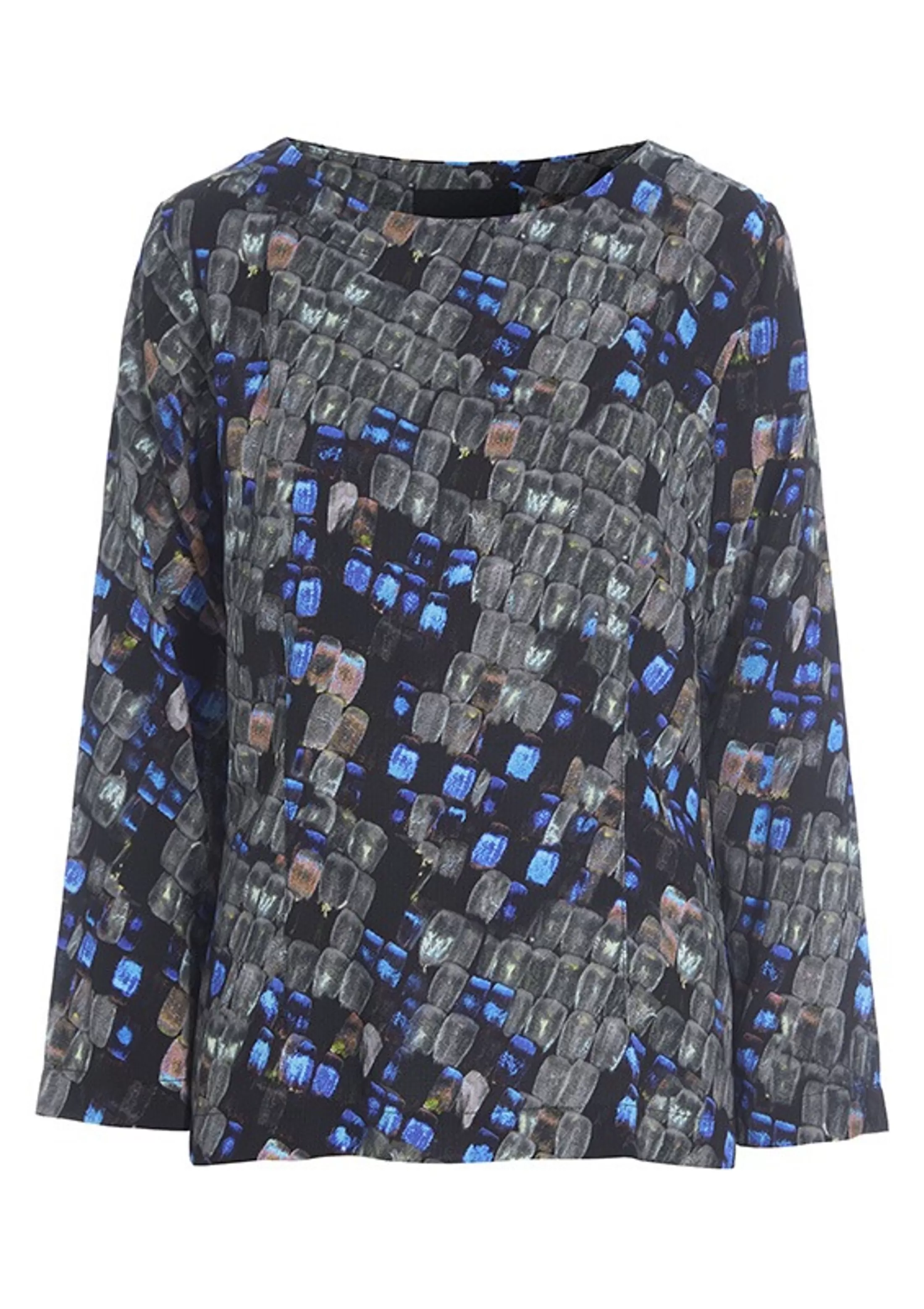 floret_knit_langaermet_bluse_3-1.webp Bluser<BITTE KAI RAND Floret Knit Langaermet Bluse Big Harlequin