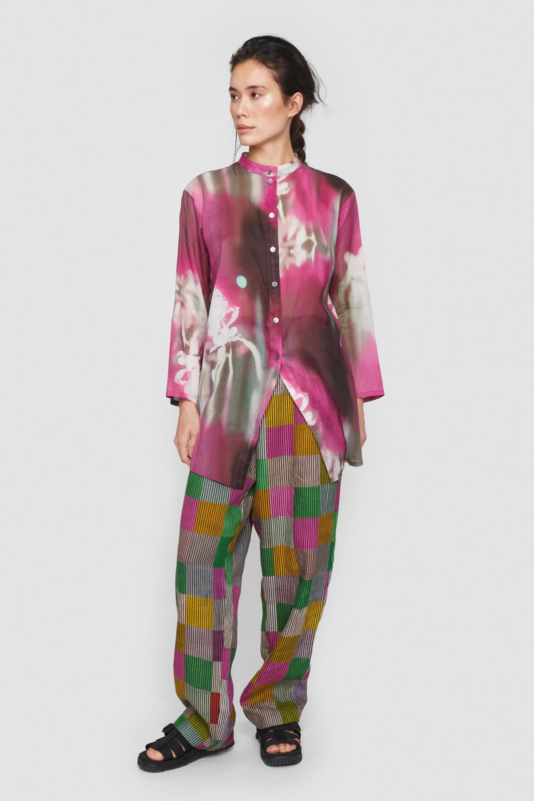 Skjorter<BITTE KAI RAND Flowers & Stripes Skjorte Flowers And Stripes