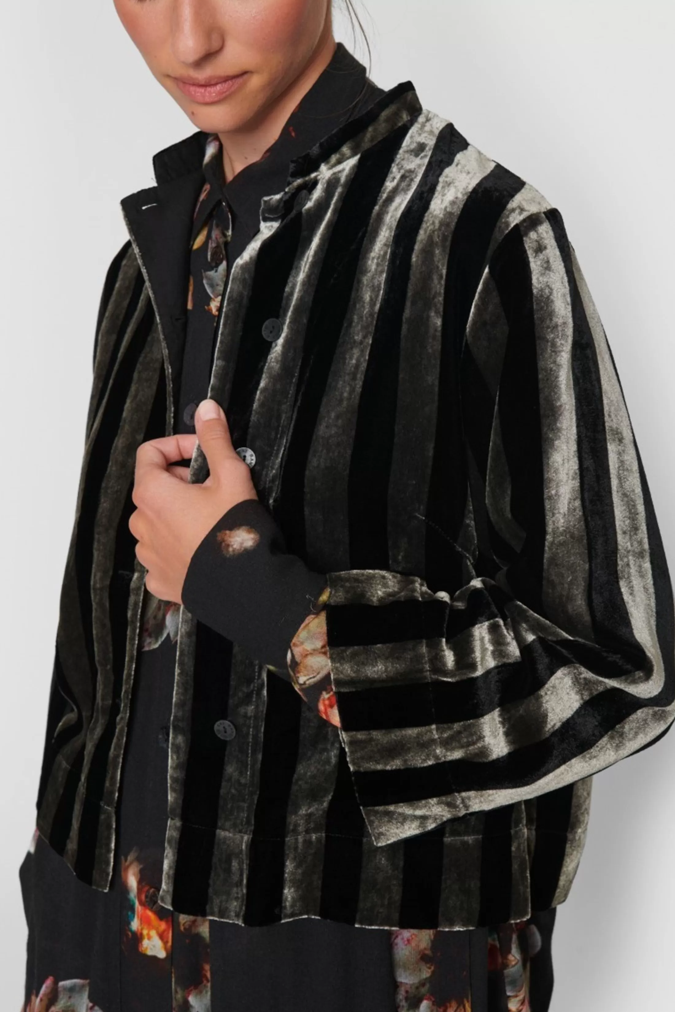 fsc_skjortekjole_4-3.webp Kjoler<BITTE KAI RAND Fsc Skjortekjole Soft Colour Block