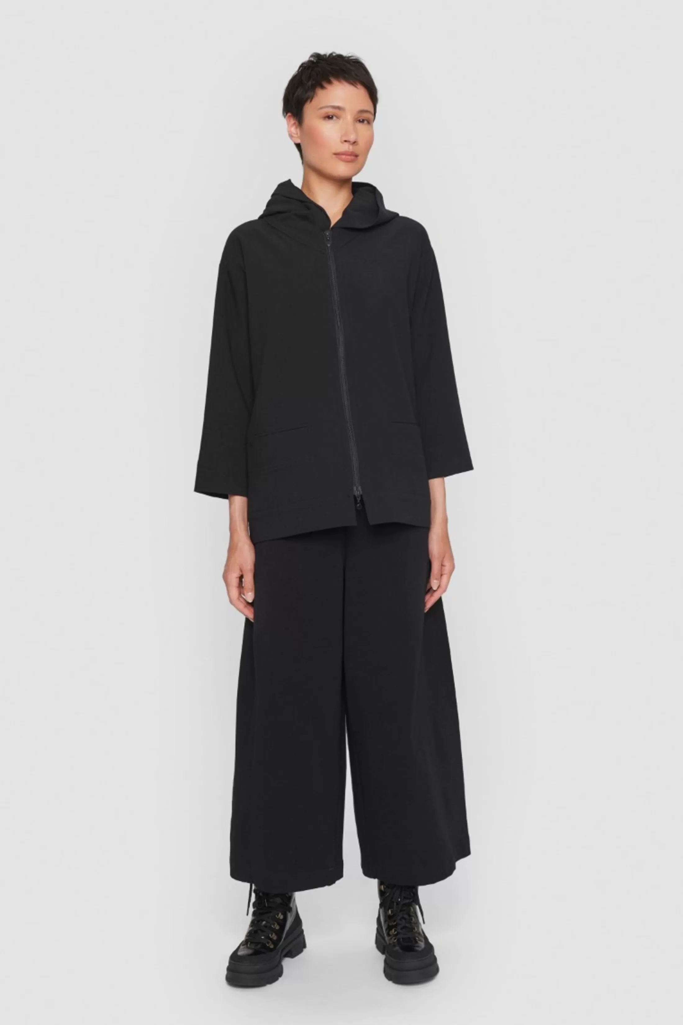 izumi_sweat_bukser_3-2.webp Bukser<BITTE KAI RAND Izumi Sweat Bukser Black | Grey Melange