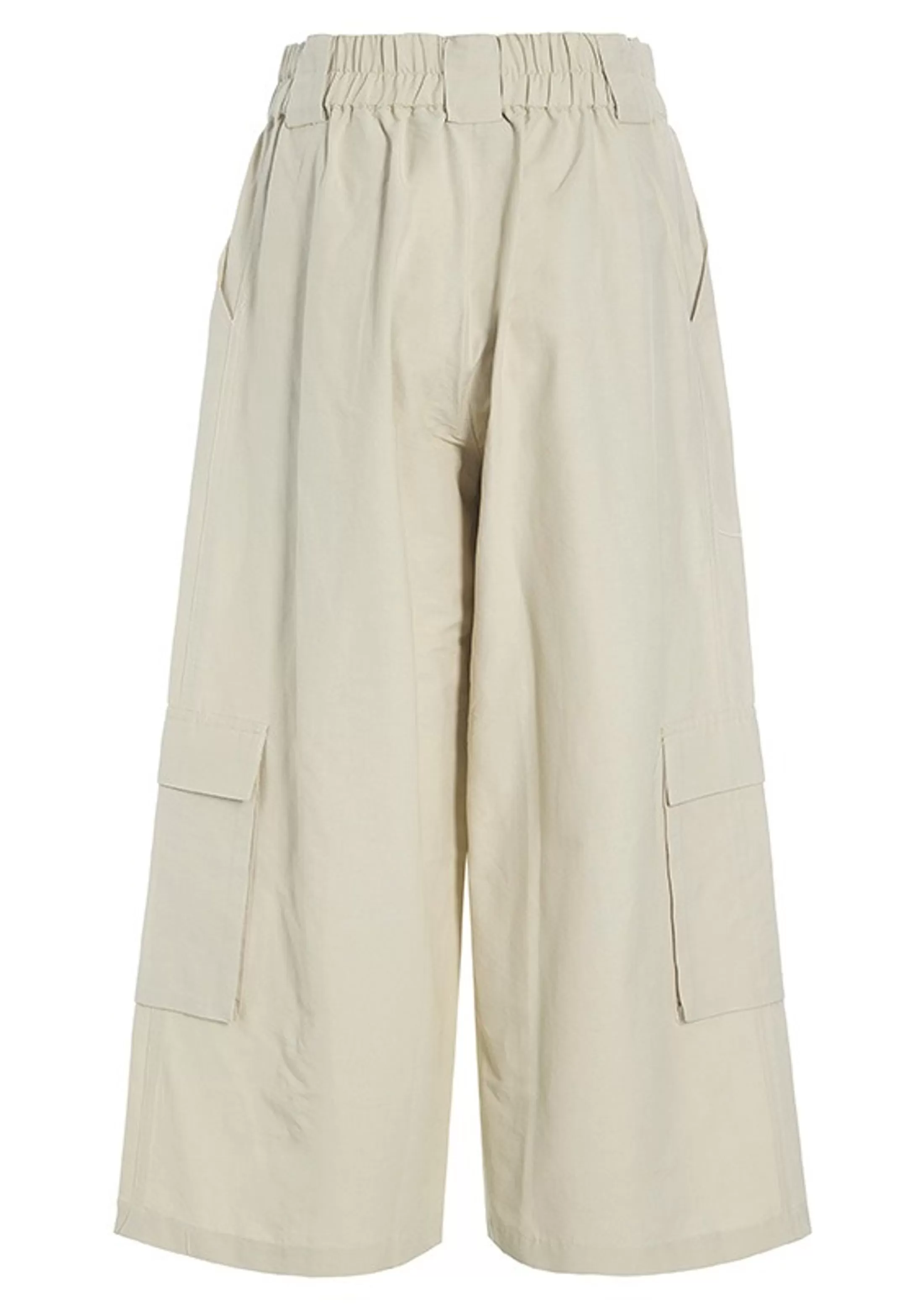 kawamure_cotton_bukser_med_lommer_6-1.webp Bukser<BITTE KAI RAND Kawamure Cotton Bukser Med Lommer Black | Ivory