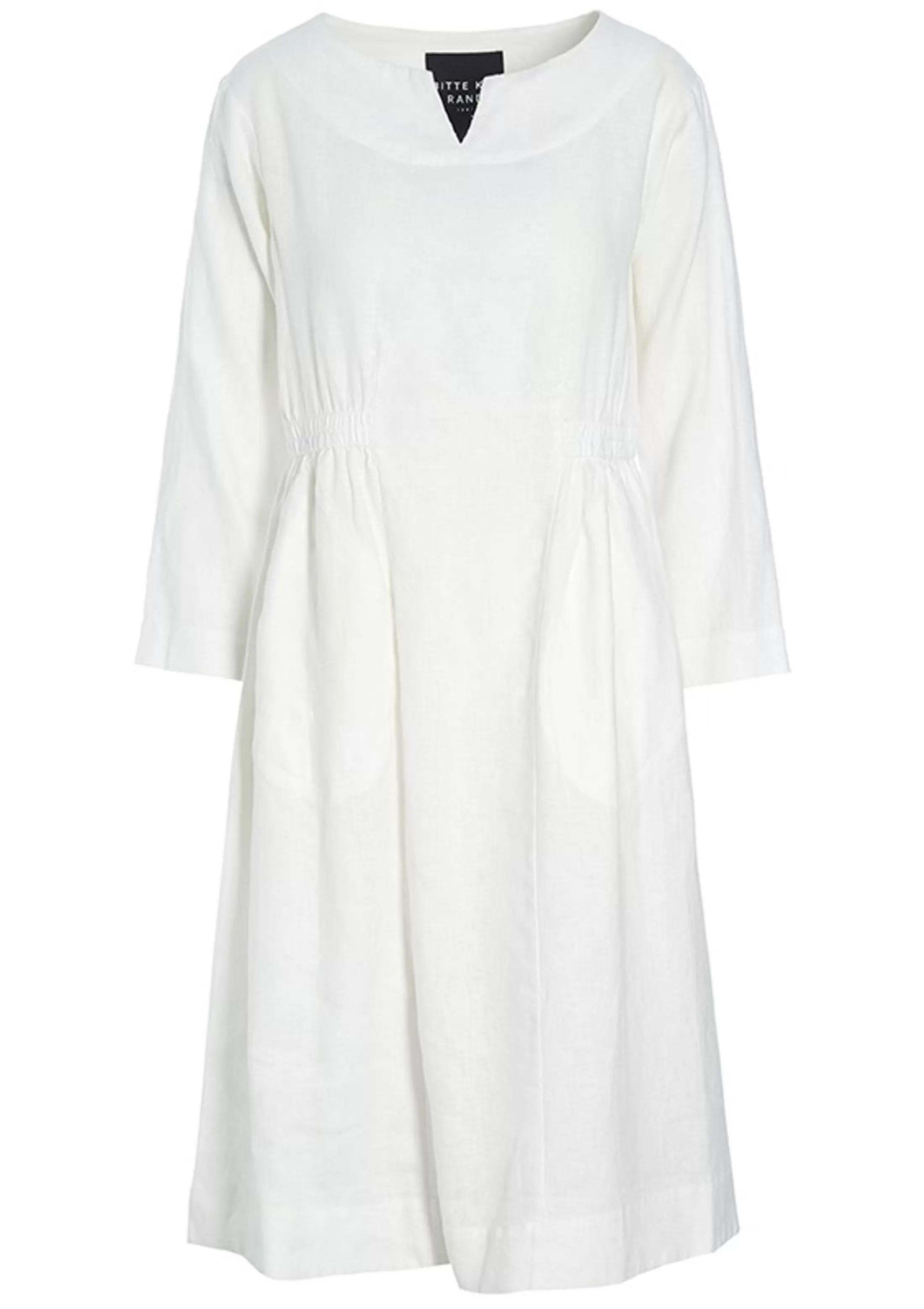 lazy_linen_kjole_med_elastik_3-1.webp Kjoler<BITTE KAI RAND Lazy Linen Kjole Med Elastik Black | Lily White | Palm Green | Warm Taupe