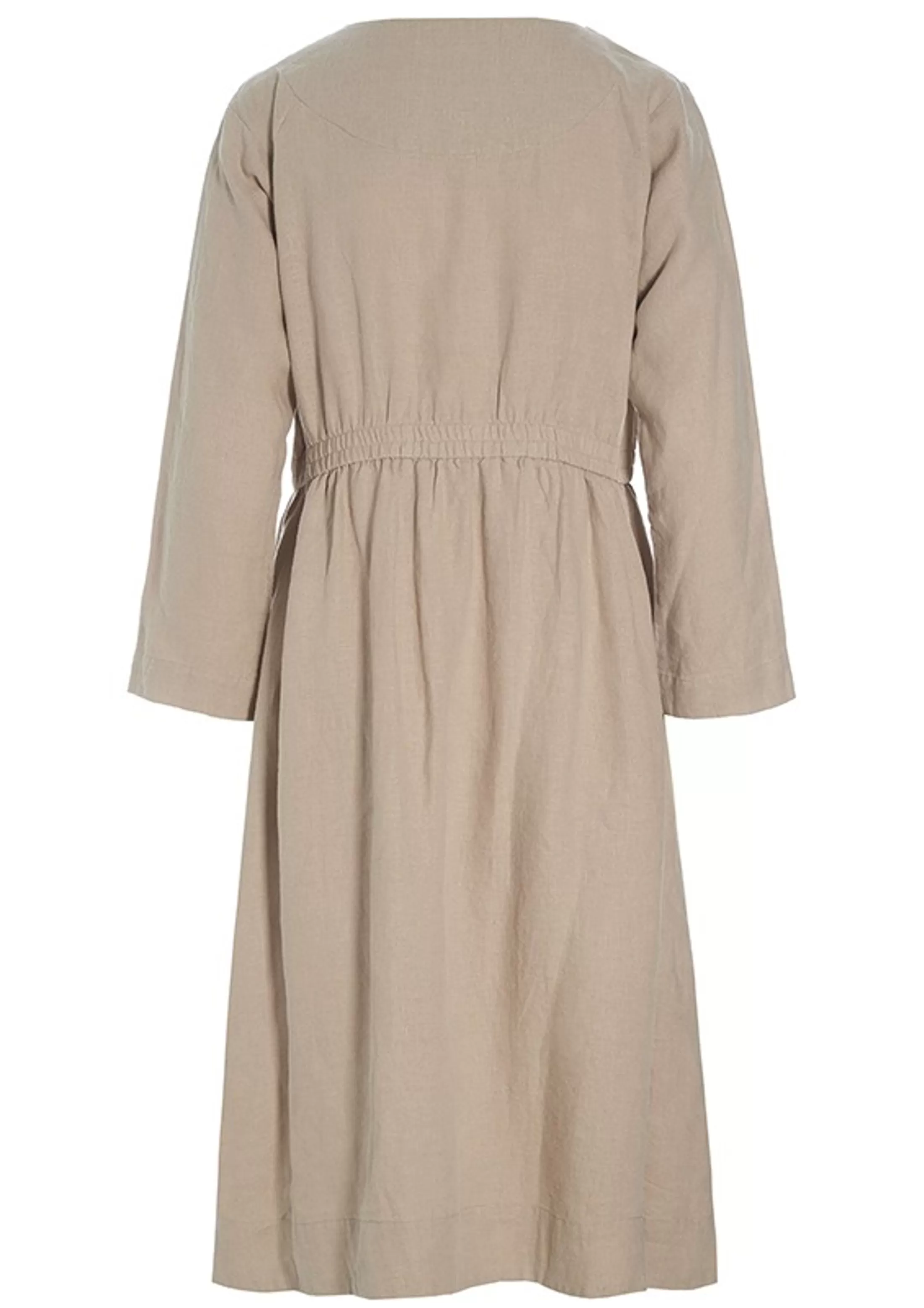 lazy_linen_kjole_med_elastik_7-1.webp Kjoler<BITTE KAI RAND Lazy Linen Kjole Med Elastik Black | Lily White | Palm Green | Warm Taupe