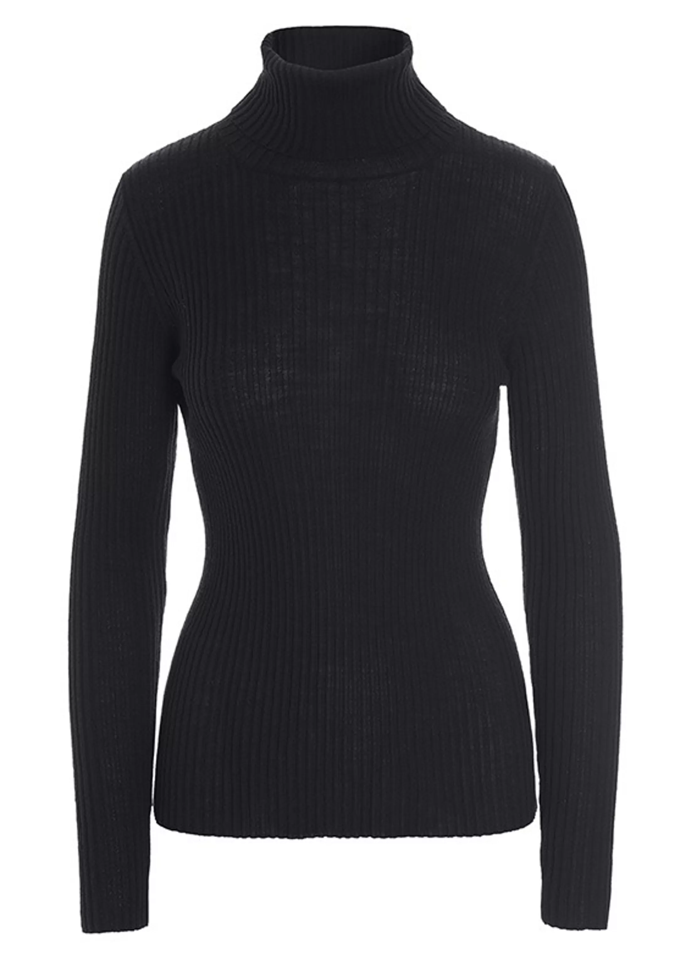 new_wool_rullekrave_sweater_4-1.webp Strik<BITTE KAI RAND New Wool Rullekrave Sweater Black | Grey Melange