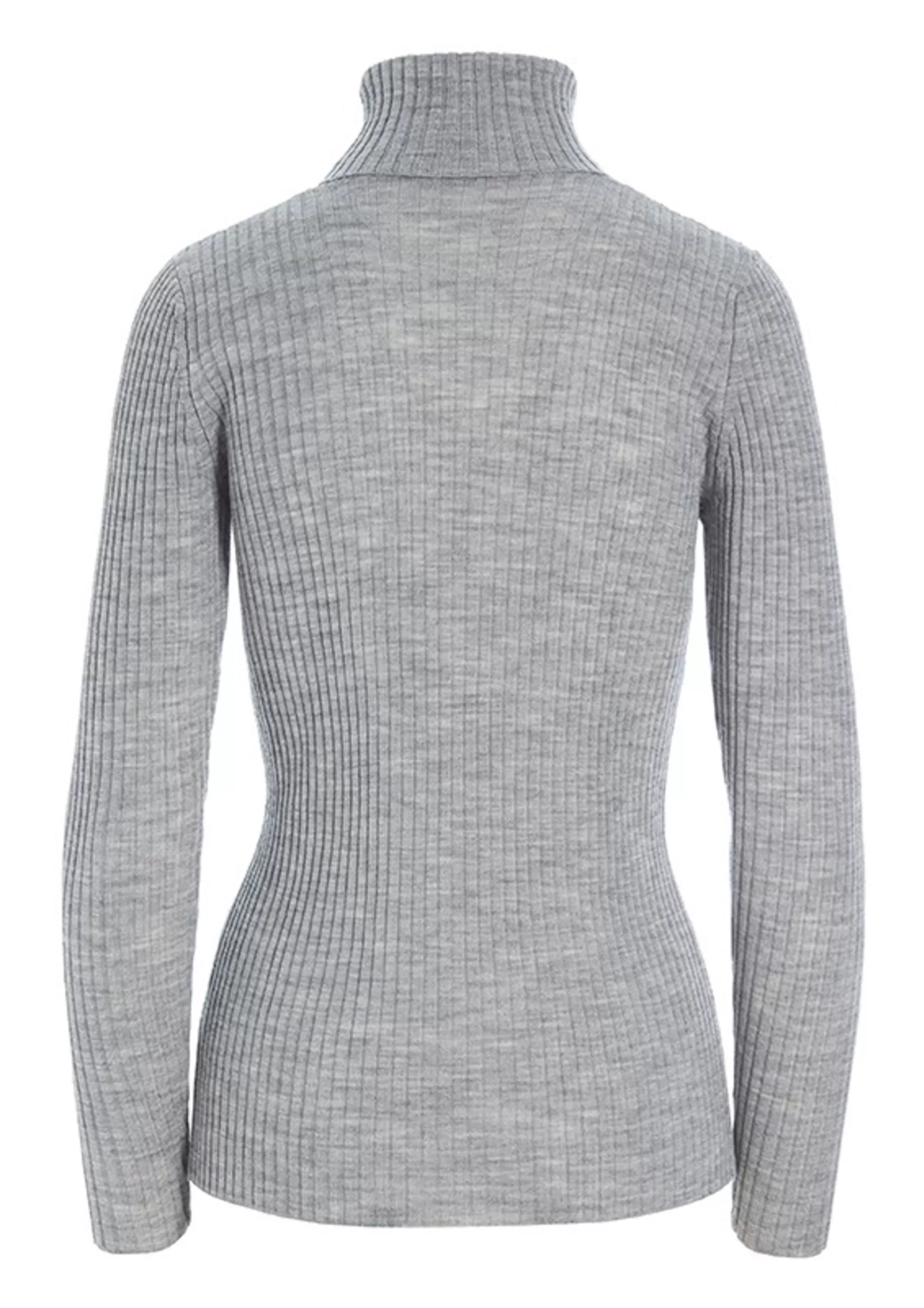 new_wool_rullekrave_sweater_5-1.webp Strik<BITTE KAI RAND New Wool Rullekrave Sweater Black | Grey Melange