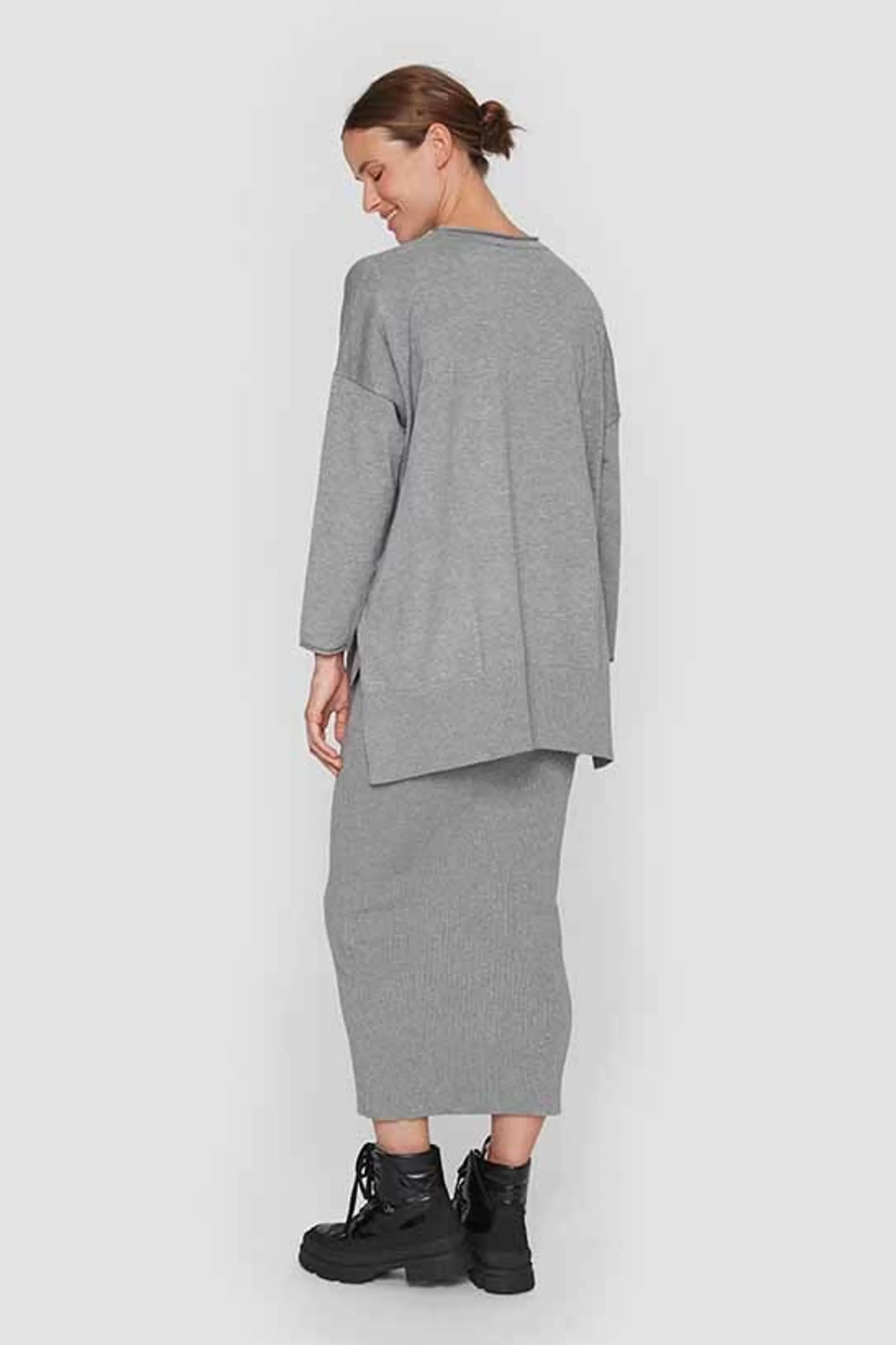 saku_knit_oversize_bluse_2-1.webp Bluser<BITTE KAI RAND Saku Knit Oversize Bluse Black | Grey Melange | Ivory | Lime